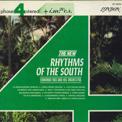 Виниловая пластинка EDMUNDO ROS HIS ORCHESTRA - New Rhythms Of The South SP44054 LONDON RECORD US Латинская б/у