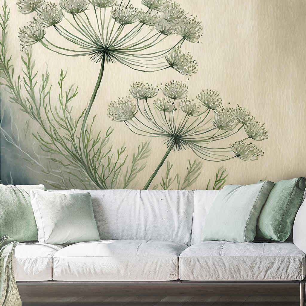 Wallpaper Plants Botanicals Abstract