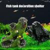 Моделирование ствола дерева Аквариум Декорация Мох Рыба Креветки Убежище Смоляная пещера Дом Убежище Аквариум Ландшафтный дизайн Аксессуары для аквариума