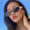 New Vintage Cat Eye Sunglasses Small Frame Retro Sunglasses Color Contrast Protection Eyewear Fashion Trendy Streetwear Eyewear