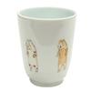 24to3 Nishitomi Ceramics Arita Ware Standing Cat Made In 477338 Teacup, Approx. 190ml, Design, Red, Japan,