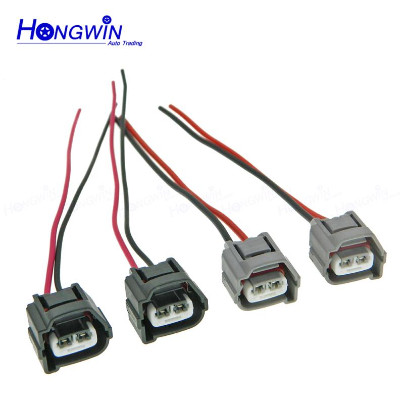 2 Pin Ignition Coil Connector Plug with Cable Wire Harness For Hyundai Accent 1.6L Elantra J3 Toyota Kia 90980-10901 90980-10899