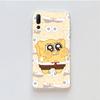 Прозрачный чехол для Samsung A04 A14 A23 M33 M53 Realme 10 9 C35 C55 VIVO X80 Infinix Hot 30 Note 11 Tecno Spark 8P Pro S-40 Spongebob