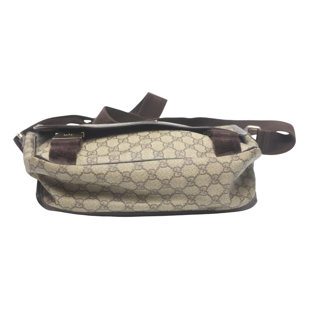 Gucci GG plus GG Supreme Сумка через плечо GG Supreme Canvas Коричневый 201732 002122 Б/у