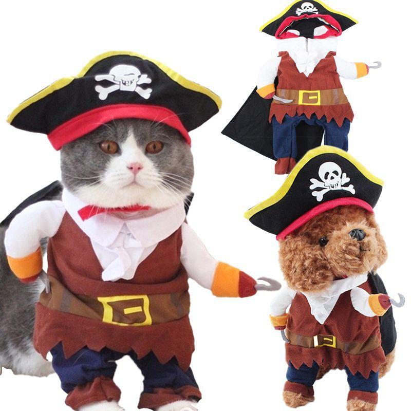 Funny Dog Clothes Cat Funny Bigbear Puppy Puppy Teddy Transforms Pirate Pet Clothing