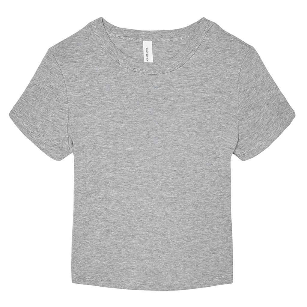 Bella + Canvas Womens/Ladies Baby Micro-Rib Crop Top