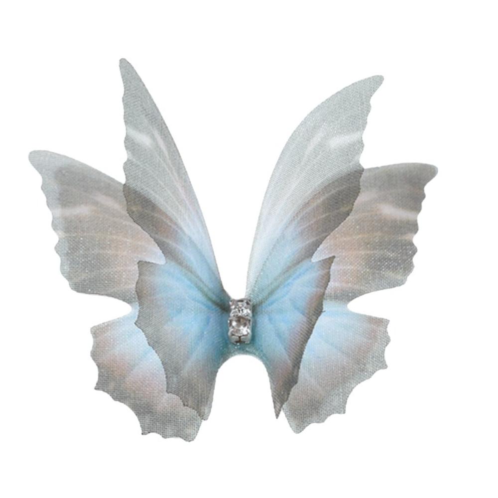 50 шт. Аппликации-бабочки из органзы градиентного цвета, Материалы для дизайна одежды