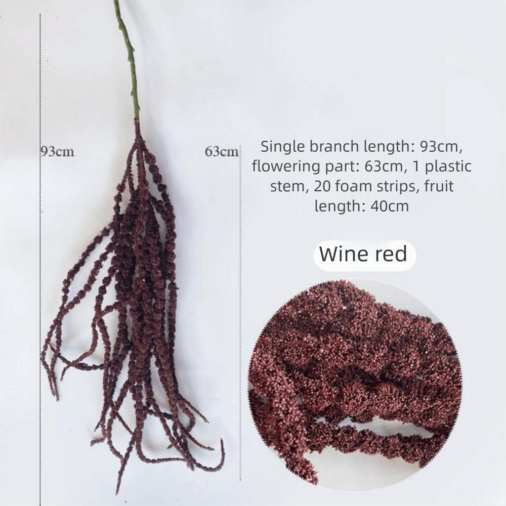 Multicolor Artificial Hanging Plant Ornament Hanging Amaranthus Flowers  Gift
