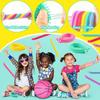 LATERN 40Pcs Fidget Stretchy Strings, 20CM Dinosaur Sensory String Toys Calming Noodles Stretchy String for Kids and Adults Against Anxiety, Fidgetin