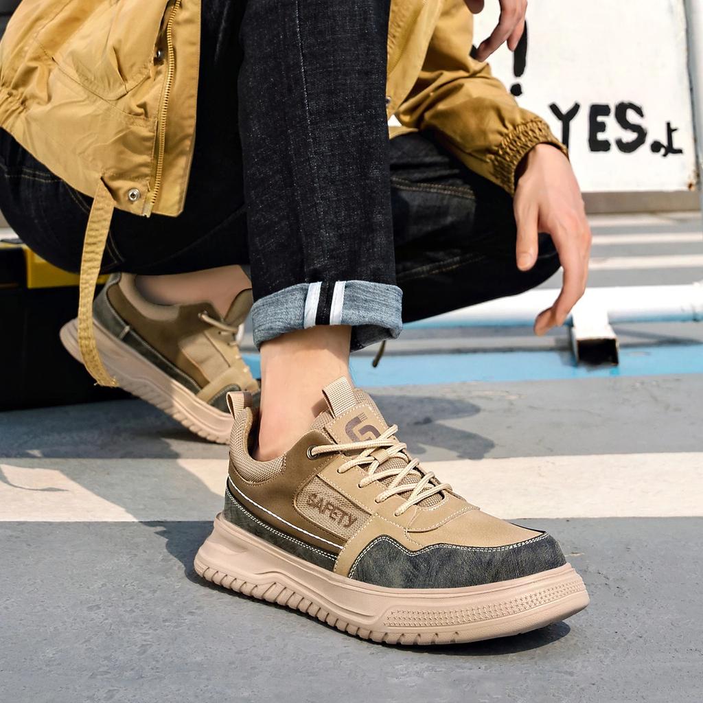 Четыре сезона Изолированная 10 кВ Защитная обувь Мужские рабочие ботинки Защита от ударов Дышащая Обувь для электрика Сварочная Защита от проколов Рабочая Мужская обувь