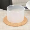 10PCS Cup Mat Natural Cork Coasters Wooden Pad Non-Slip Placemats Set Heat Resistant Non Slip Round Square Table Mats