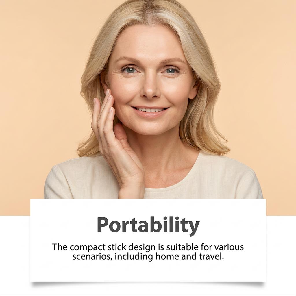 PDRN Peptide Renewal Stick 5-in-1 Advanced Formula Moisturizing Care Stick with Witch Hazel, Salmon Roe Extract, Tocopherol 30g