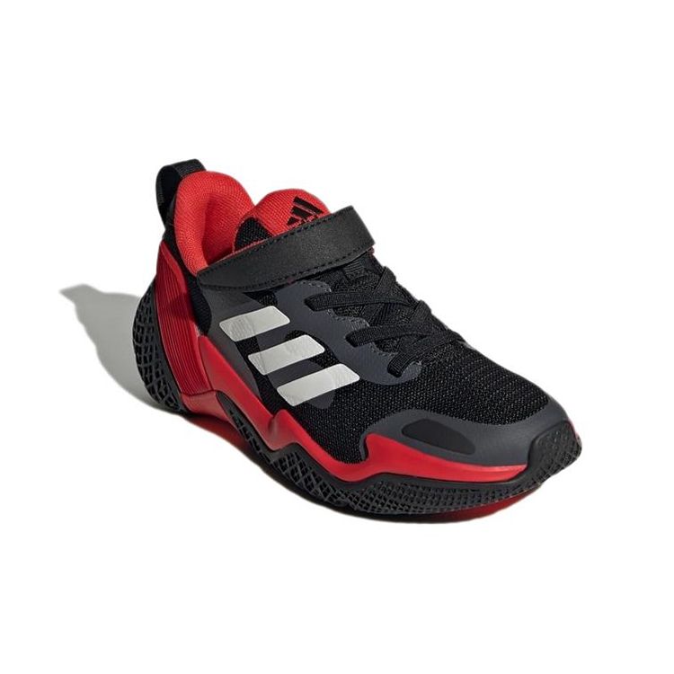 Adidas 4Uture Rnr El K Comfortable Durable Low-Top Kids Running Shoes Kids Running Shoes Black Red GY9384