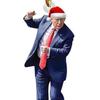 Рождественское украшение в виде Трампа, шапка Санты, танцующий Трамп, подвеска, 2D акриловое подвесное украшение