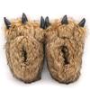 Тапочки Animals Beast Claw Shoes для мужчин Fun Shunky Fuzzy Slippers для мужчин Мягкие теплые медвежьи лапки Lovers Funny shoes