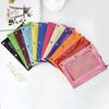 3 Ring Binder File Folder Colorful Fabric Binder Pouch with Clear Window Large Capacity Pencil Pouch for School Office Supplies