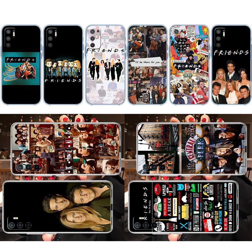 CJ51 F-friends Soft Shell Transparent Phone Case for Motorola Moto G7 G8 G9 G84 G85 G73 G24 G15 Z2 Play Power Plus