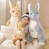 Large Simulated Mother and Son Kangaroo Doll Plush Toy Australian Kangaroo Doll Kindergarten Children's Soothing Rag Doll