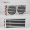 264mmx150mmx60mm Double Air Outlet Condenser Evaporator Water-cooled Finned Copper Tube Radiator Heat Sink Instrument Cooler