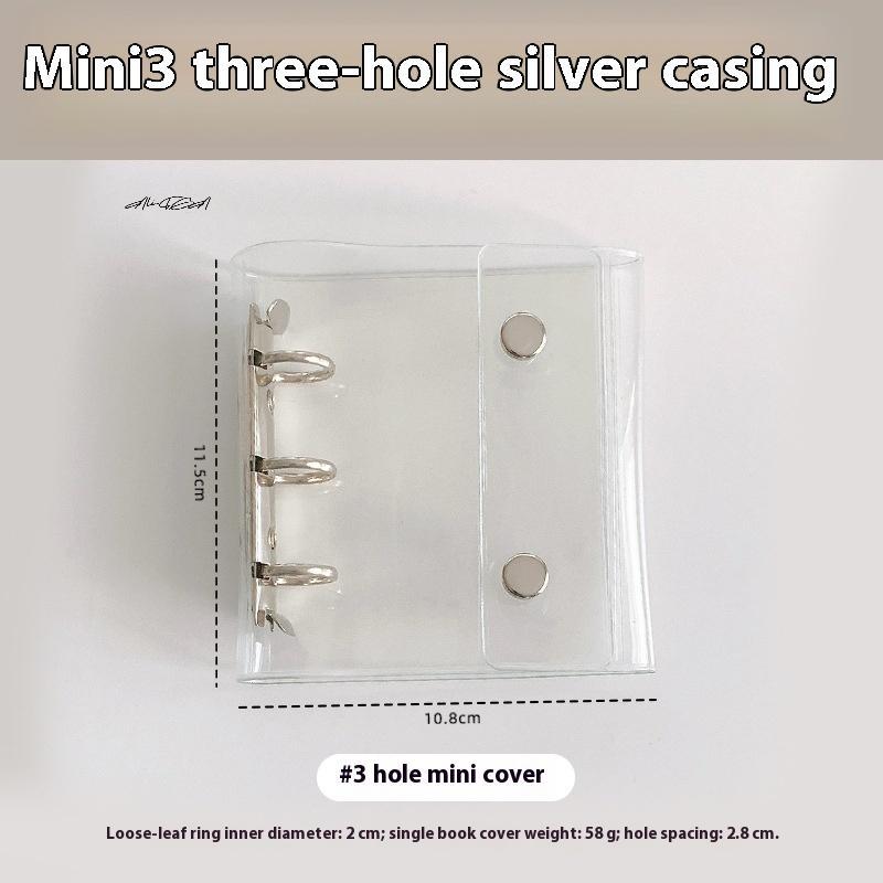 Сделай сам Наклейки для ногтей Книга для хранения накладных ногтей с двойной пряжкой 3 отверстия Зажим для карточек Дисплейная доска Простой альбом для ухода за ногтями