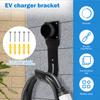 Держатель для зарядного устройства для электромобиля, настенный органайзер для кабеля зарядного устройства, универсальный гладкий крюк-держатель для зарядного устройства для большинства электромобилей