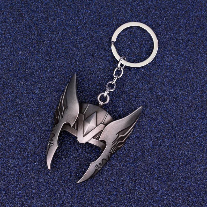 Премиальная маска Тора из Мстителей, сплав, брелоки для ключей, брелок, кольцо для ключей, подарки, коллекционный для фанатов