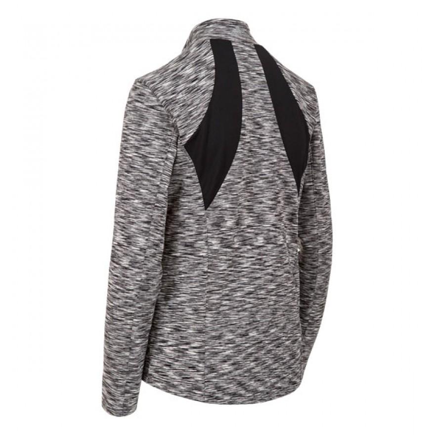 TRESPASS Женский/женский активный топ Indira с длинными рукавами и молнией во всю длину