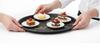Waiter'S Tray For Carnival Non-Slip Plastic Black With Pattern 41Cm