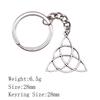 Back To School Personalized Keychains Celtic Hexagram Key Ring Audience Key Ring Material