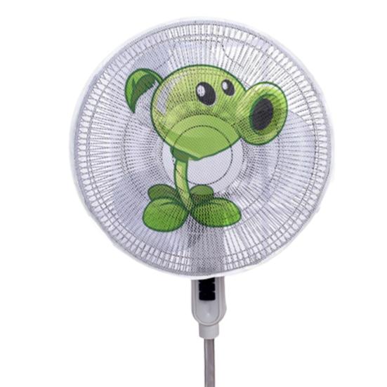 Мультяшный узор, круглая крышка электрического вентилятора, пыленепроницаемая защитная сетка, щит