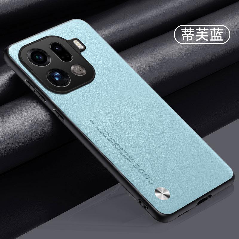 Применимо к простому кожаному чехлу для мобильного телефона OPPO FindX9Ultra, матовому FindX8Ultra, защитному чехлу FindX8