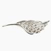 Plated, Stylish, Outing Wedding Brooch Steel Silver Women Used