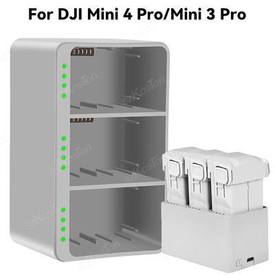 Зарядное устройство для аккумулятора дрона Mini 3/Mini 3 Pro, 3-канальный зарядный концентратор, зарядное устройство Butler для DJI Mini 4 PRO, аксессуары