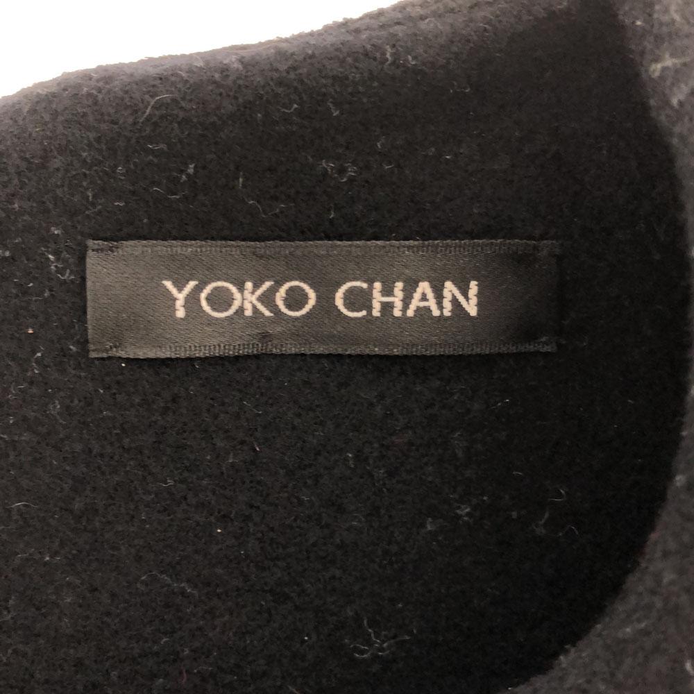 YOKO CHAN Сделано в Японии шерсть Без рукавов цельное платье 38 черный Женский Б/У