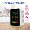 6 в 1 многофункциональный детектор качества воздуха PM2.5 PM10 HCHO TVOC CO CO2 формальдегид монитор ЖК-дисплей домашний тестер качества воздуха