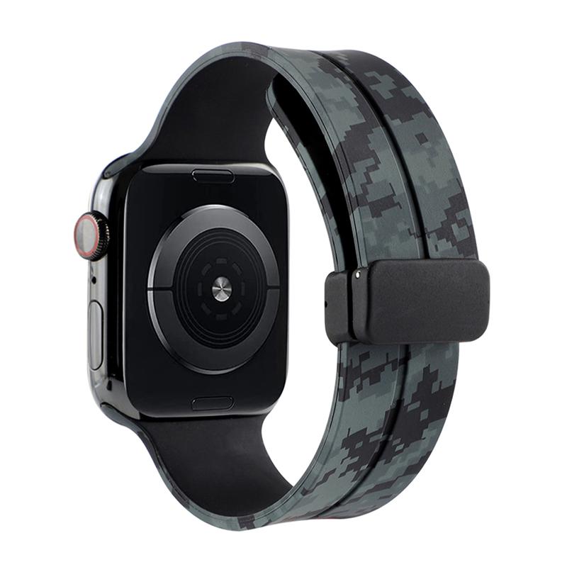 Силиконовый ремешок для Apple Watch, магнитный спортивный браслет, ремешок для часов для IWatch Series 1 2 3 5 6 Se 7 8 Ultra38mm 40mm 41mm 42mm 44mm 45mm 49mm