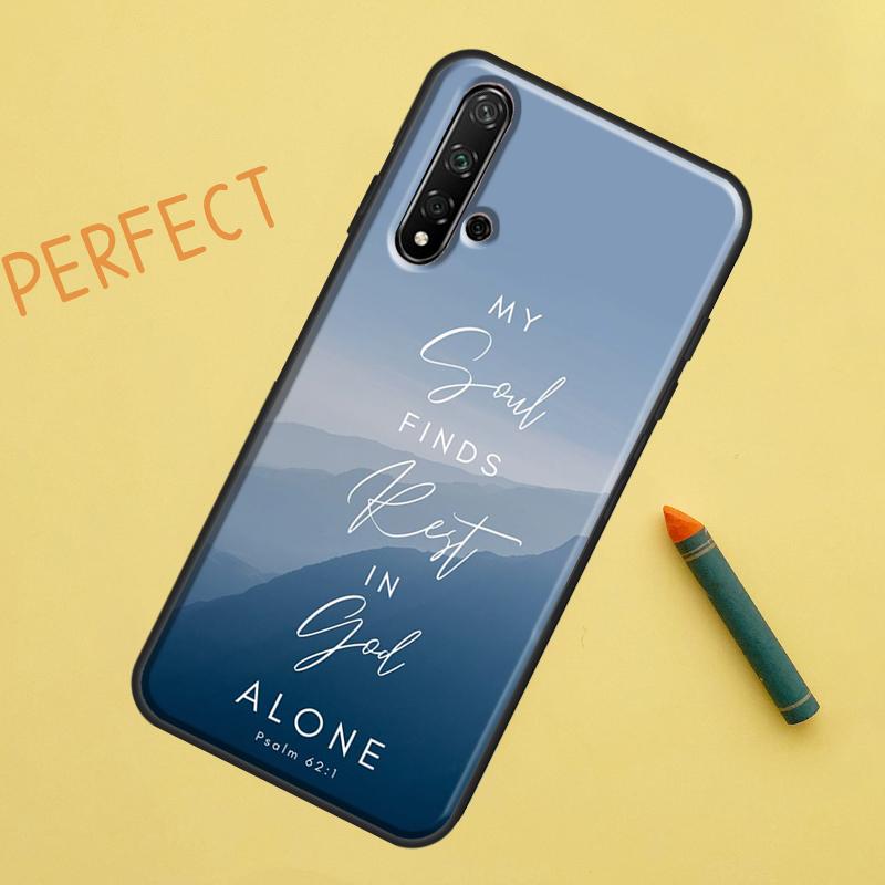 Чехол Christian Psalms для Huawei Nova 10 9 SE 5T Y90 Y70 Y60 Y61 Nova 3i 7i 8i 11i P20 P40 P30 Lite P60 Pro