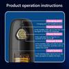 Fully automatic clamping and suction airplane cup suitable for male masturbation, penis extension time trainer, adult product