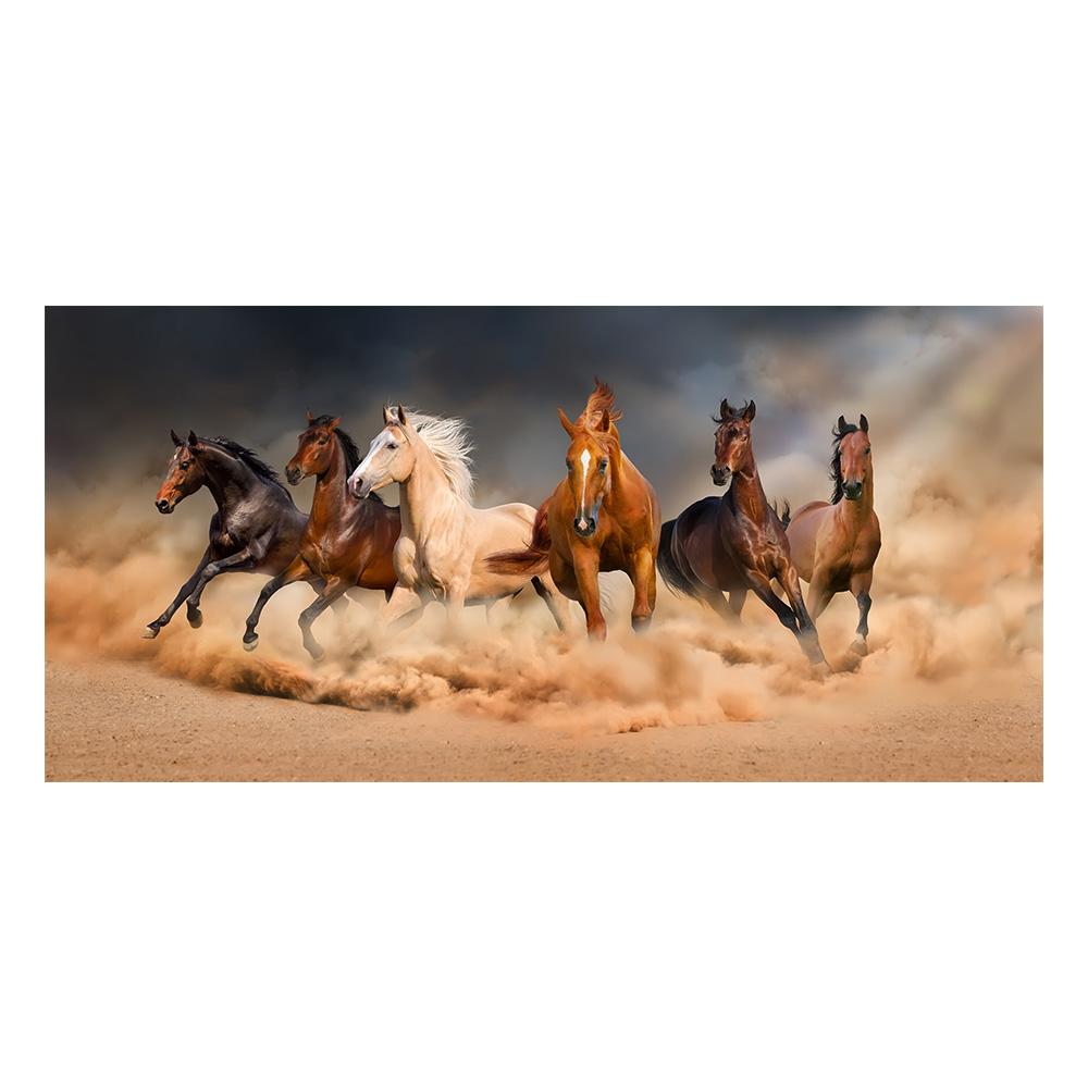 Modern Galloping Horses Landscape Canvas Painting Posters and Prints Wall Art Picture for Living Office Room Bedroom Home Decorating