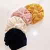 1 шт., большие вафельные вязаные банты, тюрбан для маленьких детей, повязки на голову для девочек и мальчиков, шапочки, шапки, аксессуары для волос для младенцев, детские головные уборы