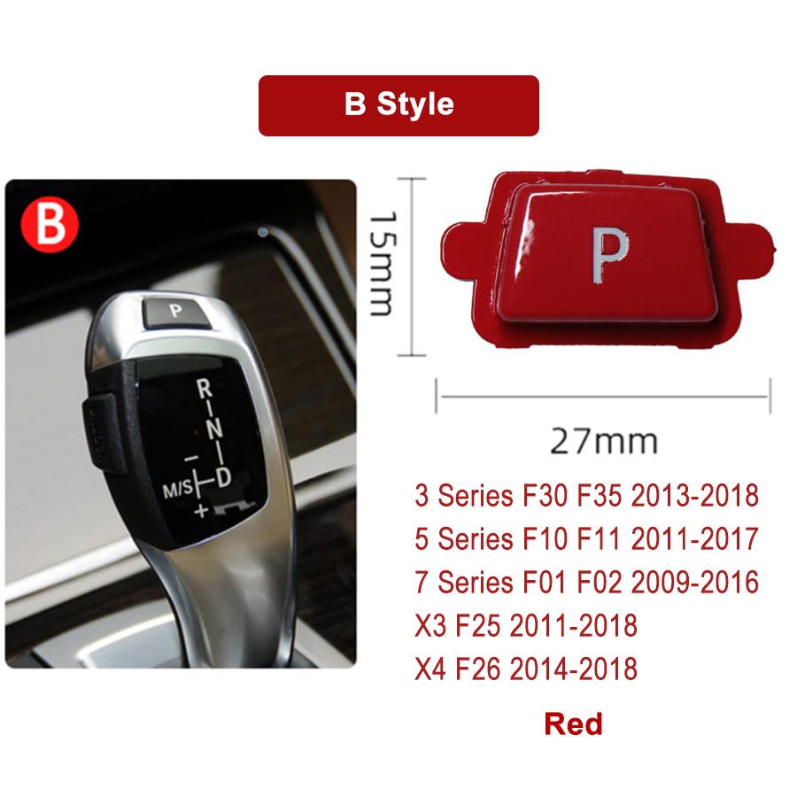 Крышка рычага переключения передач автомобиля Auto P Parking Button для BMW 3 5 7 X3 X4 X5 X6 Series E90 F30 F10 F01 F25 F26 E70 F15 F16