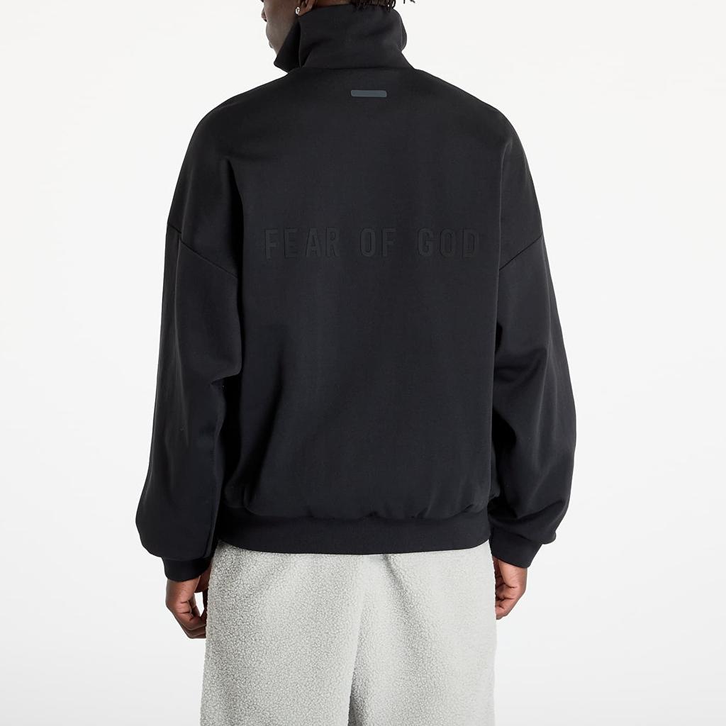adidas Спортивная кофта Fear of God Athletics с молнией на половину, азиатский размер S, 'Черный', Мужская IM5317