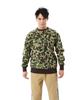 Long Round USA Graphic Logo Camo Crew Neck Moss Green [Champion] Sweatshirt, Sleeve, Neck, 100% Cotton, Print, Sweatshirt, Men's Casual, C3-Y001
