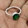 Green Onyx 925 Sterling Silver Ring, Onyx Gemstone Handmade Women Boho Ring