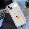 Card Phone Case for iPhone 11 13 XR 15 14 Pro Max iPhone 12 16 7 8 Plus XS Max Samsung S24 S23 A15 A55 A05 A54 Redmi 12 13C 13 9 Cartoon Protection