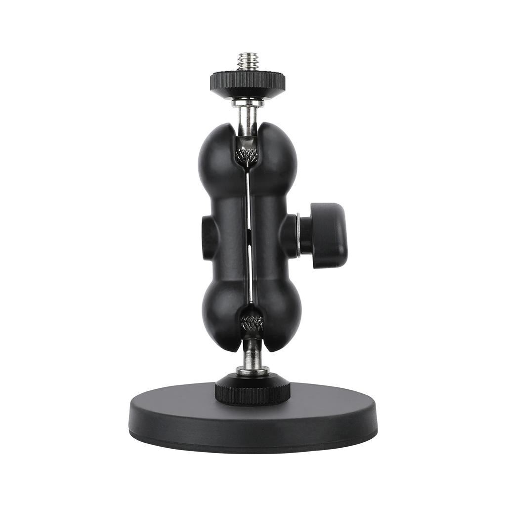Camera Mount Base Metal Magnetic Suction Bracket Scratch-resistant Camera Magnet Mount Stand 1/4" Threaded Interface
