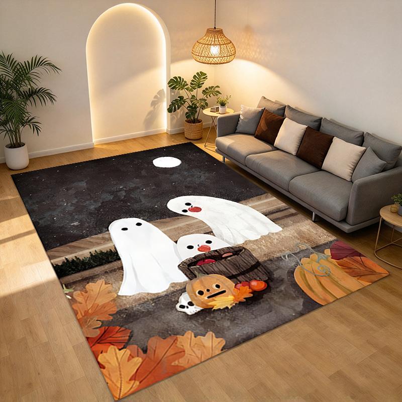 Ghost Night Living Room Nonslip Area Rug Soft Carpet For Bedroom Game Playroom Sofa Office Home Decor Doormat Christmas Gift C930222