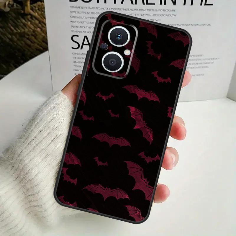 Halloween Vampire Bats Case For OPPO Reno 8 7 6 5 4 Lite 8T 5Z 4Z 10 11F OPPO Find X5 X6 Pro X2 Neo X3 Lite Cover