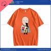 One punch man says Ok cartoon hip hop crew neck casual fashion street wear trend summer comfortable men women universal Tshirt