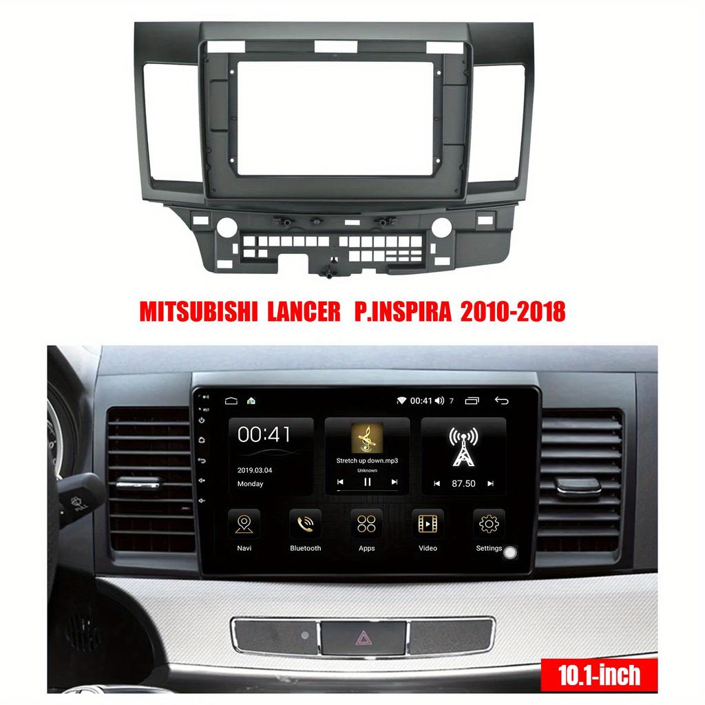 10,1-дюймовый Для Mitsubishi Lancer 2008-2016 Автомобильный Android Рамка Корпус 2 Din Головное Устройство Панель Приборной Панели
